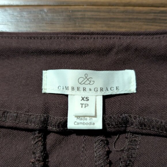 RW&CO city legging ankle length pants brown size XS - Picture 4 of 13